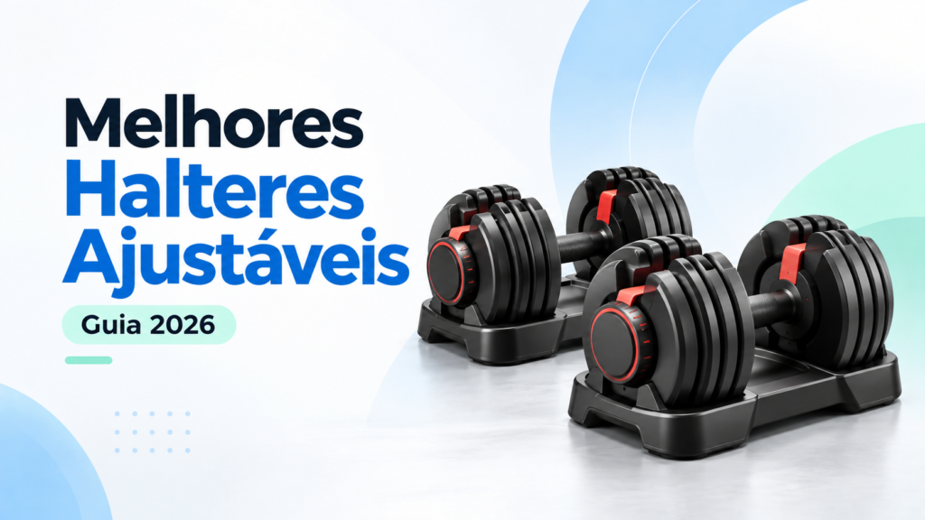 Melhores halteres ajustáveis para treinar em casa em 2026